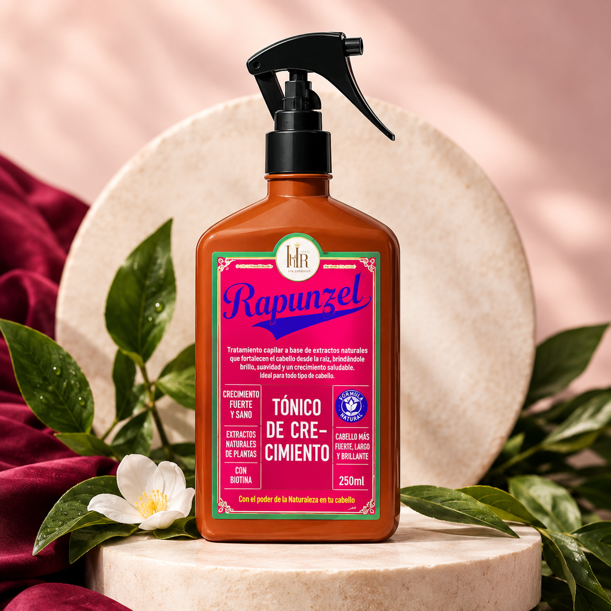 Elixir Rapunzel Original | Acelerador de Crecimiento y Anticaída | Fórmula Botánica Ligera