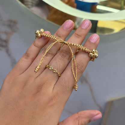 Pulsera VIRGEN DE GUADALUPE en oro laminado 18k Certificado